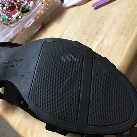 CHRISTIAN SIRIANO women’s high heel shoes sz 9 black - Picture 4 of 8